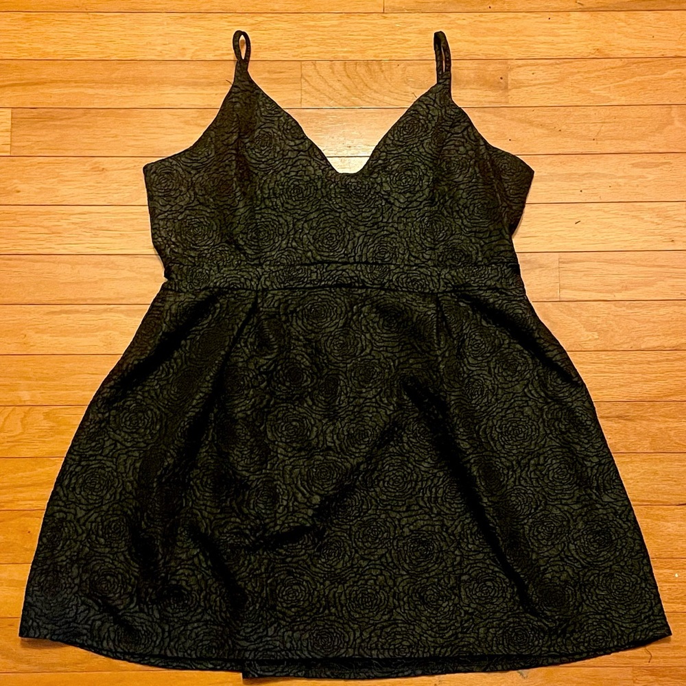 Fabulous BloomChic Black Floral Embroidered Dress, Women’s 4XL
